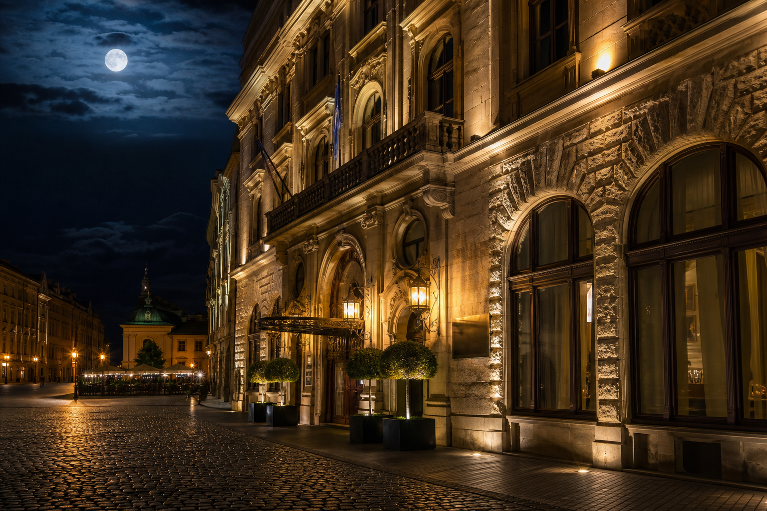 SecretMoonPL Krakow heritage casino hotel in the old town